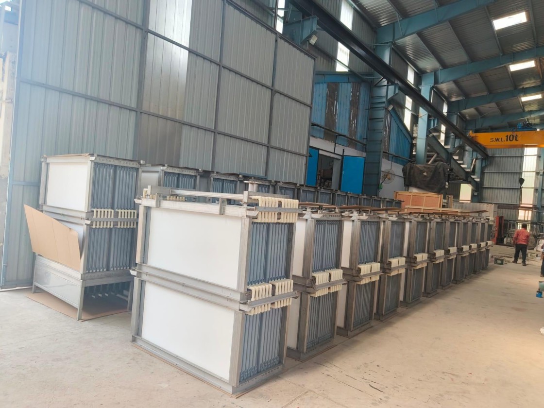 Packaged Flatsheet memebrane units ready for dispatch from SR Paryavaran Engineers