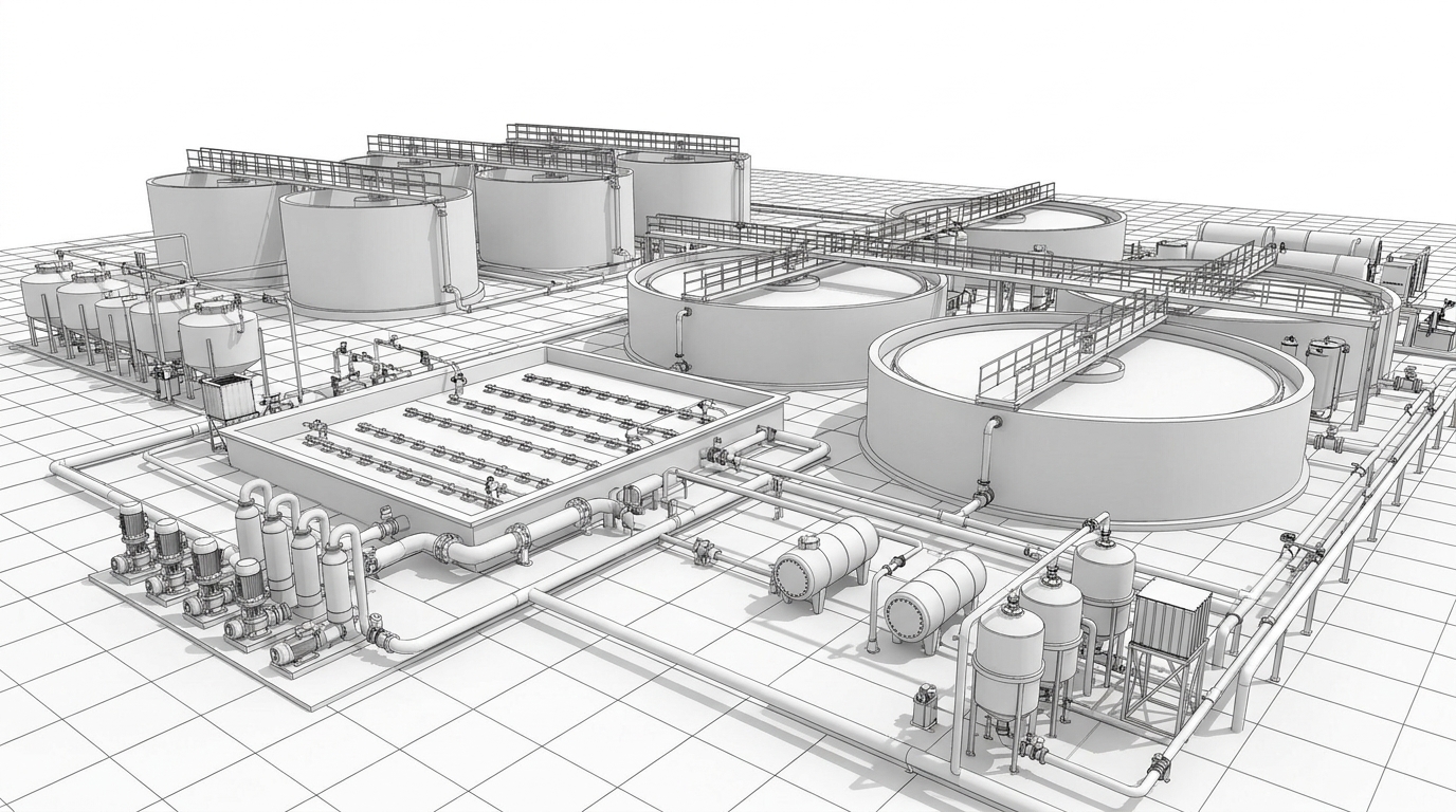 ETP plant / industrial effluent treatment
