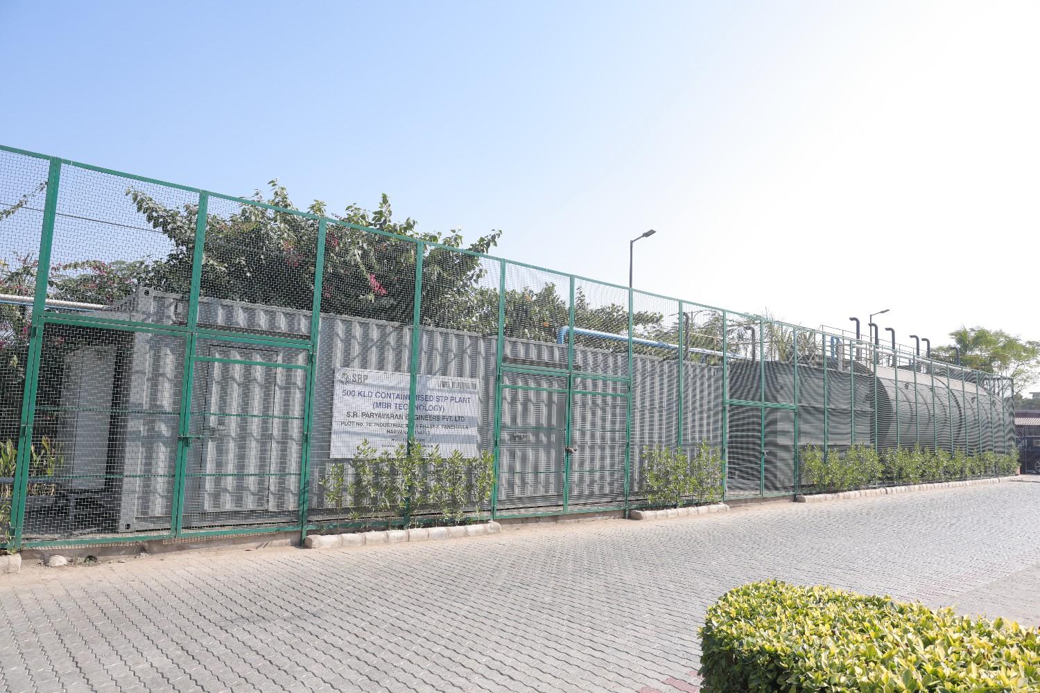 Awho mohali integrated 650Kld Smart embr Containarised Stp