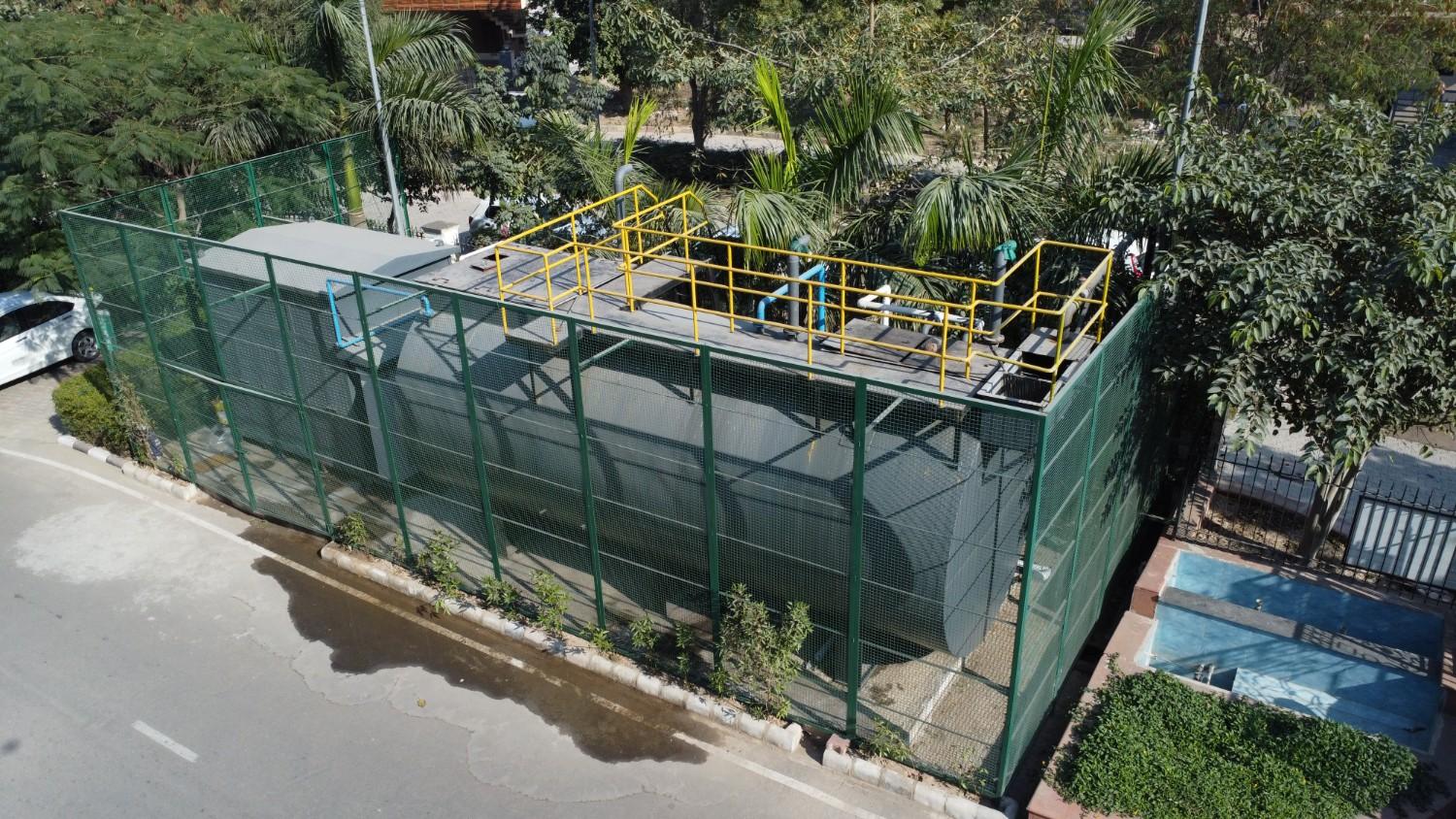 Awho mohali integrated 650Kld Smart embr Containarised Stp