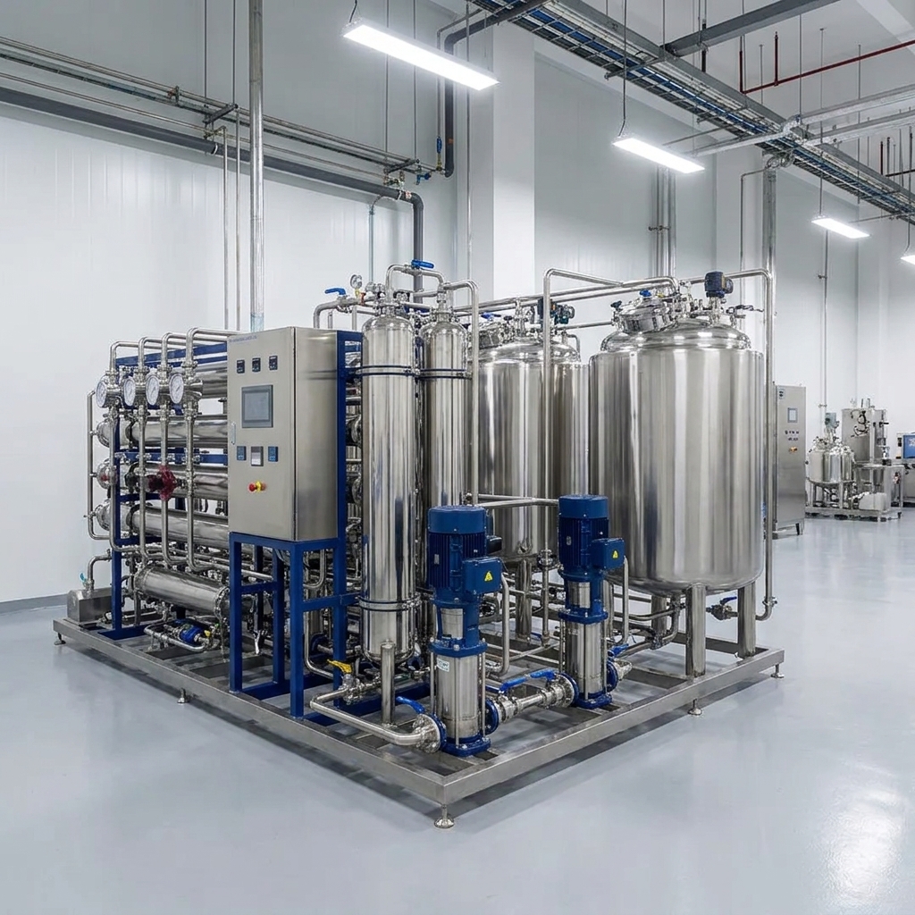 High-purity water system — formulation plant