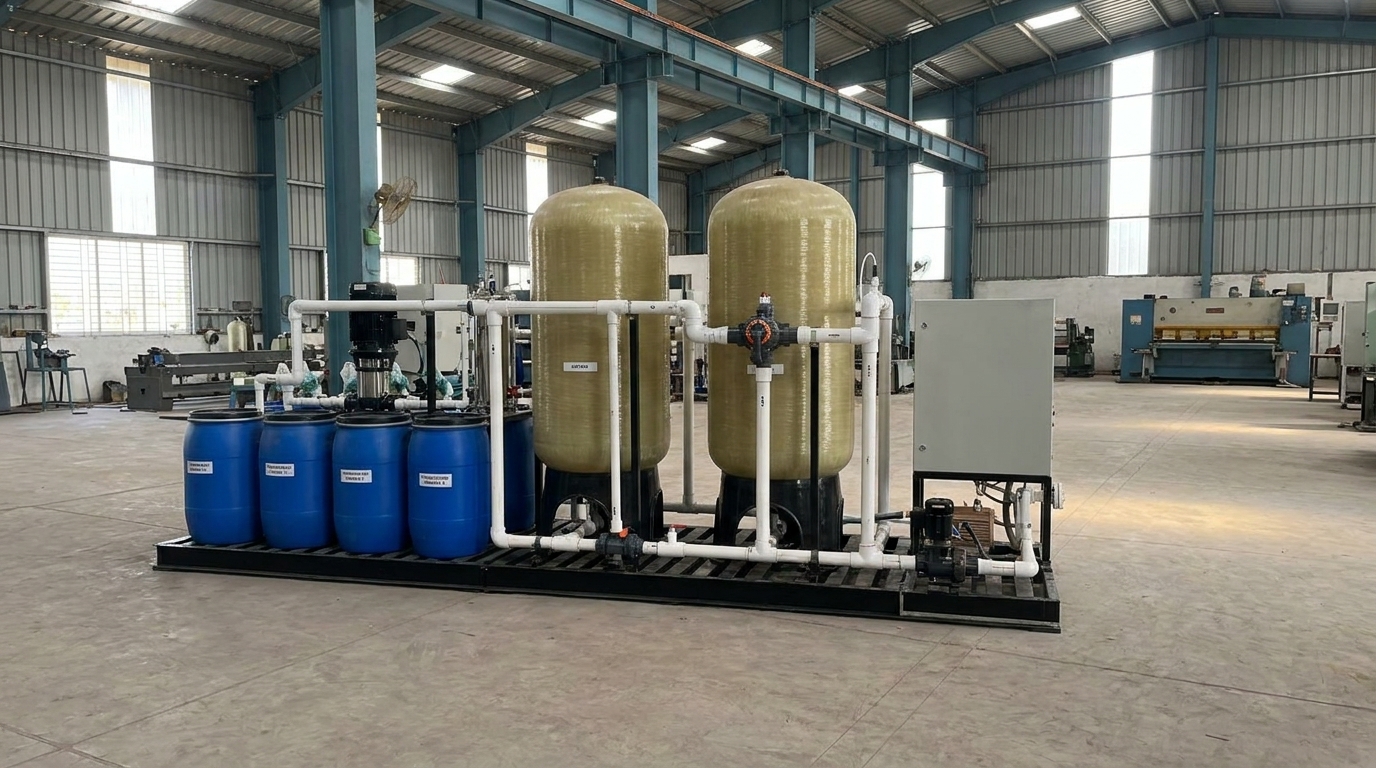 institutional drinking water plant (railway station / campus)
