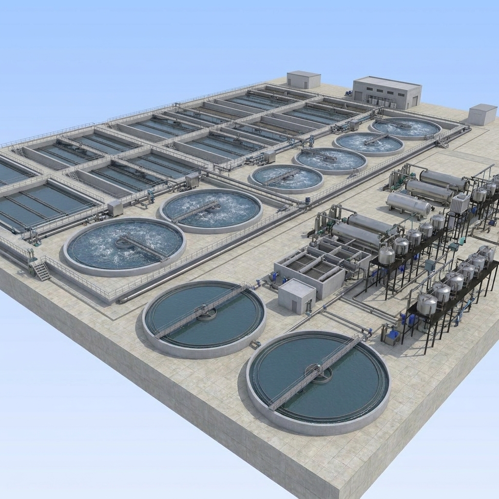 Industrial effluent treatment plant